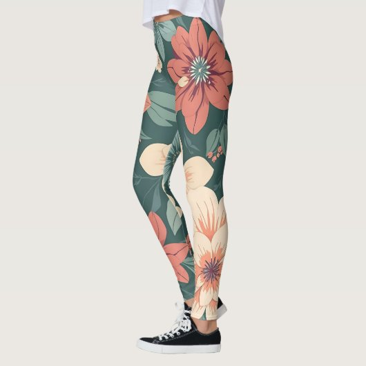  Floral Patterned Legging レギンス (左)