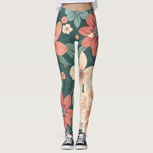  Floral Patterned Legging レギンス (正面)
