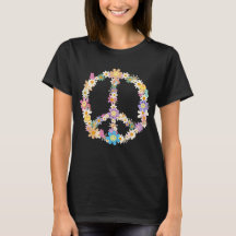 Floral Peace Sign