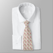 Floral Perfection: Pink Tie for Garden Weddings ネクタイ (タイ)