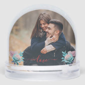 Floral Personalized 2 Photo Wedding Keepsake (裏面)