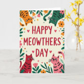 Floral Pet Friends Card カード (黄色い花)