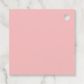 Floral Petals & Prosecco Bridal Shower Thank You フェイバータグ (裏面)