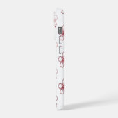 floral phone case iPhoneケース (左側面)