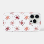 floral phone case iPhoneケース (裏面横)