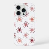 floral phone case iPhoneケース (裏面)