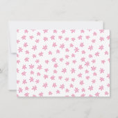 Floral Photo Preschool Graduation Invitation 招待状 (裏面)