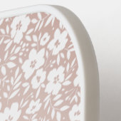 Floral Pickleball Paddle Monogram ピックルボールラケット (左詳細)