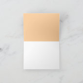 Floral Pink & Green Blank Cards サンキューカード (内部)