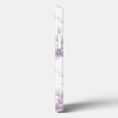 Floral Pink Lotus Girly Wellness Yoga Case-Mate iPhoneケース (裏面 / 左)