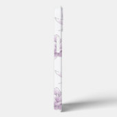 Floral Pink Lotus Girly Wellness Yoga Case-Mate iPhoneケース (裏面 / 右)