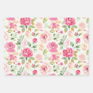 Floral Pink Peony Wrap For MothersDay, Gift Etc. ラッピングペーパーシート