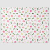 Floral Pink Roses with Foliage 薄葉紙 (正面)