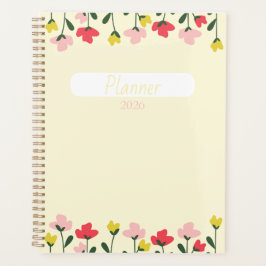 Floral Planner – Elegant Flower-Themed プランナー手帳