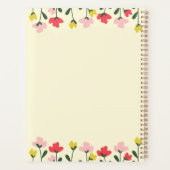 Floral Planner – Elegant Flower-Themed プランナー手帳 (裏面)