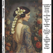 Floral Portrait & Calla Lillies EZ9R Decoupage