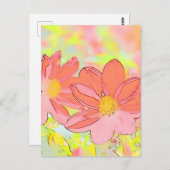 Floral Postcard ポストカード (正面/裏面)