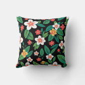 floral print クッション (裏面)