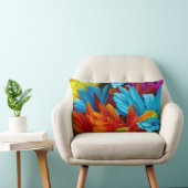 Floral Printed Throw Pillow – Elegant Flower ランバークッション (椅子)