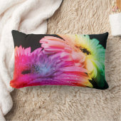 Floral Printed Throw Pillow – Elegant Flower ランバークッション (ブランケット)