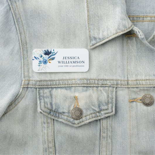 Floral Professional Conference Personalized Name 名札 (インサイチュ)