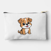 Floral Puppy Pouch – Cute Dog Bag アクセサリーポーチ (裏面)