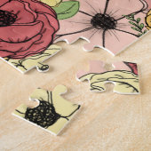 Floral puzzle  ジグソーパズル (側面)