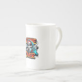 Floral Rabbit Ceramic Mug ボーンチャイナマグカップ (正面右)