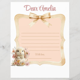 Floral Rabbit First Year Board チラシ