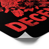 Floral Radicalized By Basic Decency Feminist Activ ポスター (角)