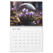 Floral Reflections Calendar カレンダー (3月 2026)