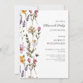 Floral Retirement Party 招待状 (正面)