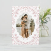 Floral Romance Chinoiserie Classic Love Mauve Pink セーブザデート (スタンド正面)