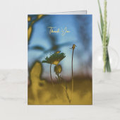 Floral Romantic Poem – Botanical Fantasy Thank You 箔シーズンカード (正面)