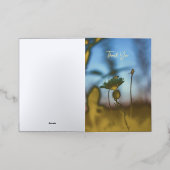 Floral Romantic Poem – Botanical Fantasy Thank You 箔シーズンカード (外側レイダウン)