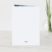 Floral Romantic Poem – Botanical Poetic Thank You 箔シーズンカード (裏面)