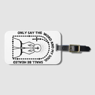 Floral Rosary Prayer Beads - Blessed Mother Mary  ラゲッジタグ