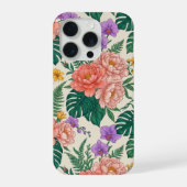 Floral Rose iPhone 15 Case – Elegant Flower Design iPhoneケース (裏面)