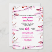 Floral Rose Wedding Invitation: Blush Pink セーブザデート (正面)