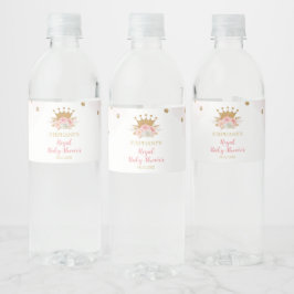 Floral Royal Princess Party Bottle labels ペットボトルラベル