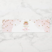 Floral Royal Princess Party Bottle labels ペットボトルラベル (シングルラベル)