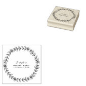 Floral Rubber Stamp ラバースタンプ (押印)