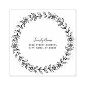 Floral Rubber Stamp ラバースタンプ (インプリント)