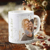 Floral Sacred Heart With Soft Neutrals & Botanical コーヒーマグカップ