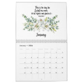 Floral Scripture Calendar  カレンダー (1月 2026)