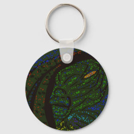 Floral Sea Monster Keychain キーホルダー