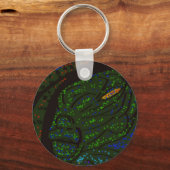 Floral Sea Monster Keychain キーホルダー (裏面)