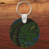 Floral Sea Monster Keychain キーホルダー (正面)