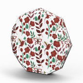 Floral seamless pattern birds and butterflies フォトブロック (右)