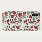 Floral seamless pattern birds and butterflies Case-Mate iPhoneケース (裏面(横))
